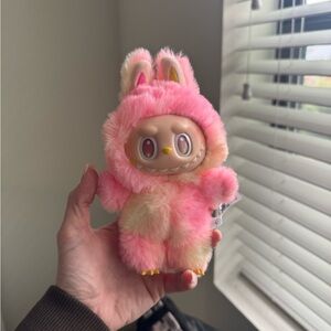 Pink and Cream Plush Bunny Kids Bag